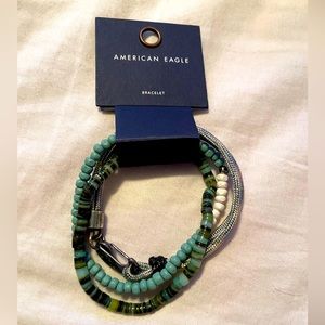 NEW American Eagle Bracelet green emerald